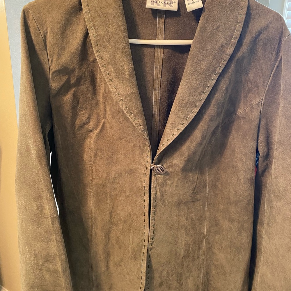 Suede jacket -large